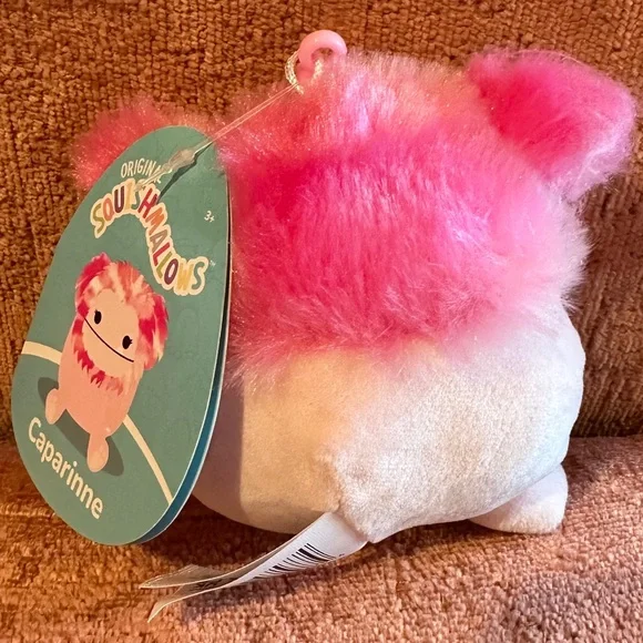 Squishmallows 3.5 in Caparinne the Bigfoot clip keychain - Picture 2 of 4